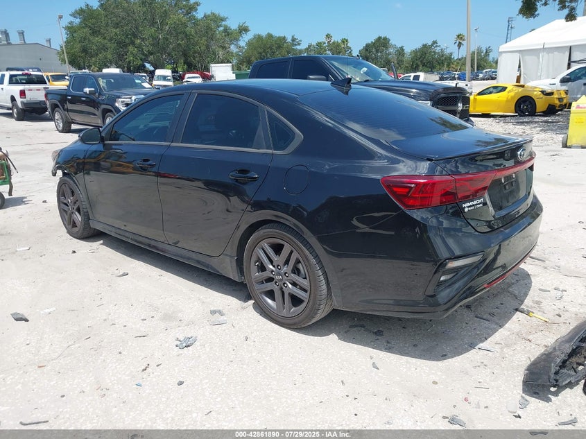 VIN 3KPF34AD1ME329135 2021 KIA FORTE GT-LINE