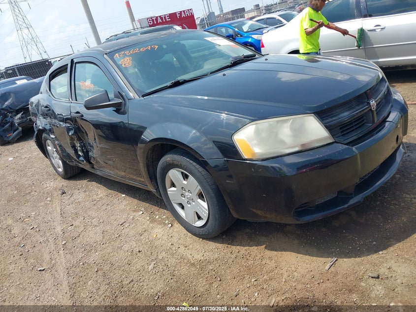 1B3LC46K78N210292 2008 Dodge Avenger Se auction photo 1