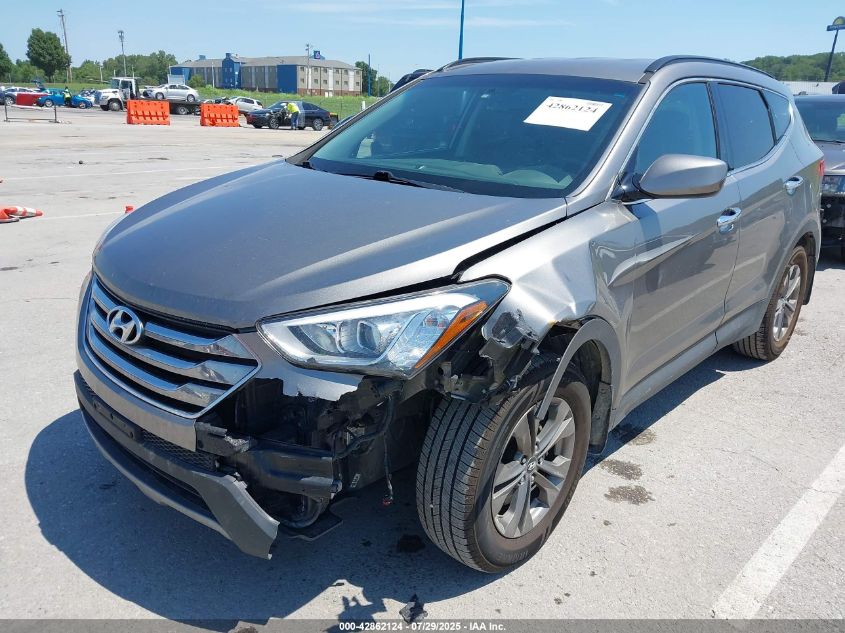 2014 Hyundai Santa Fe Sport 2.4L VIN: 5XYZU3LBXEG224016 Lot: 42862124