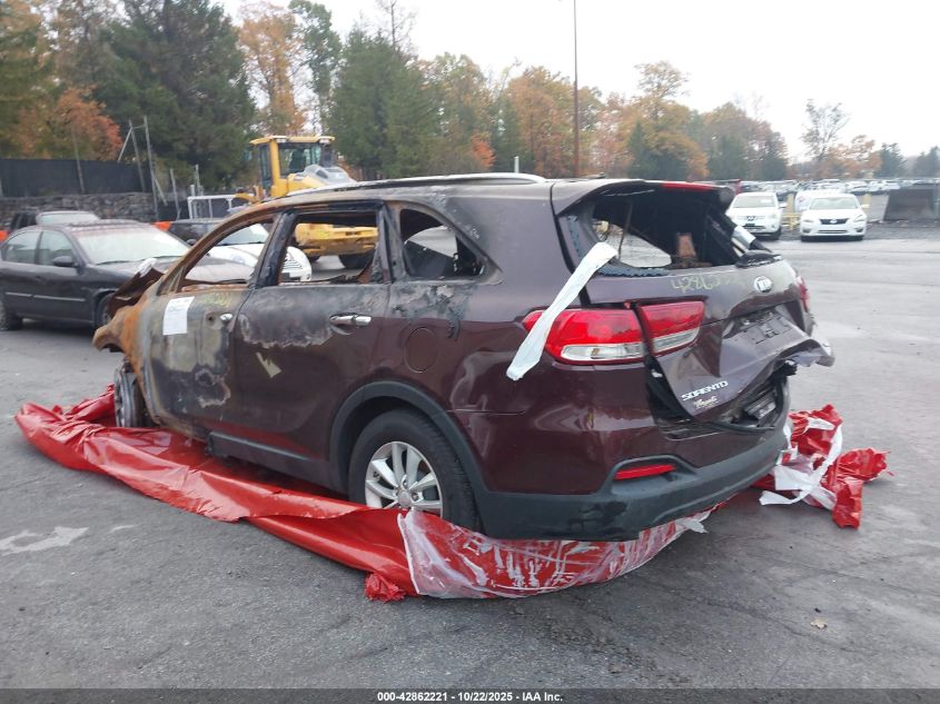 2017 Kia Sorento 3.3L Lx VIN: 5XYPGDA50HG225245 Lot: 42862221