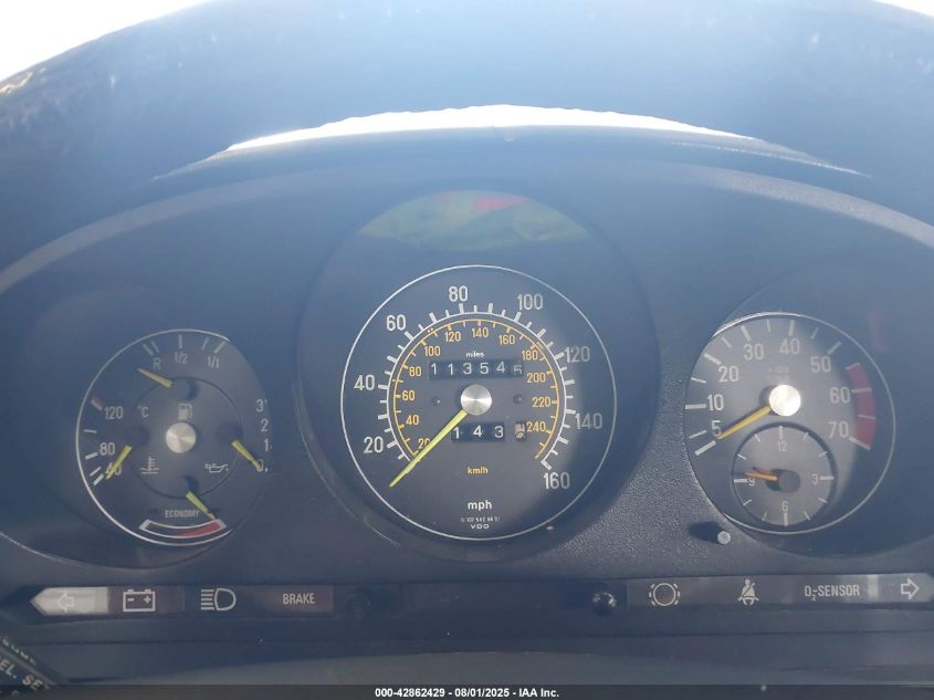 1984 Mercedes-Benz 380 Sl VIN: WDBBA45A7EA000334 Lot: 42862429