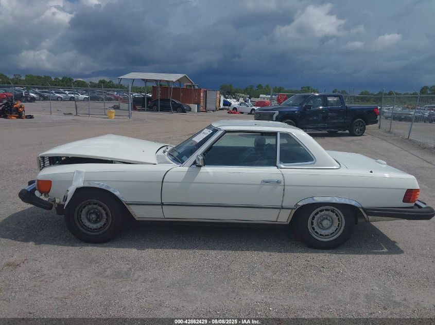 1984 Mercedes-Benz 380 Sl VIN: WDBBA45A7EA000334 Lot: 42862429