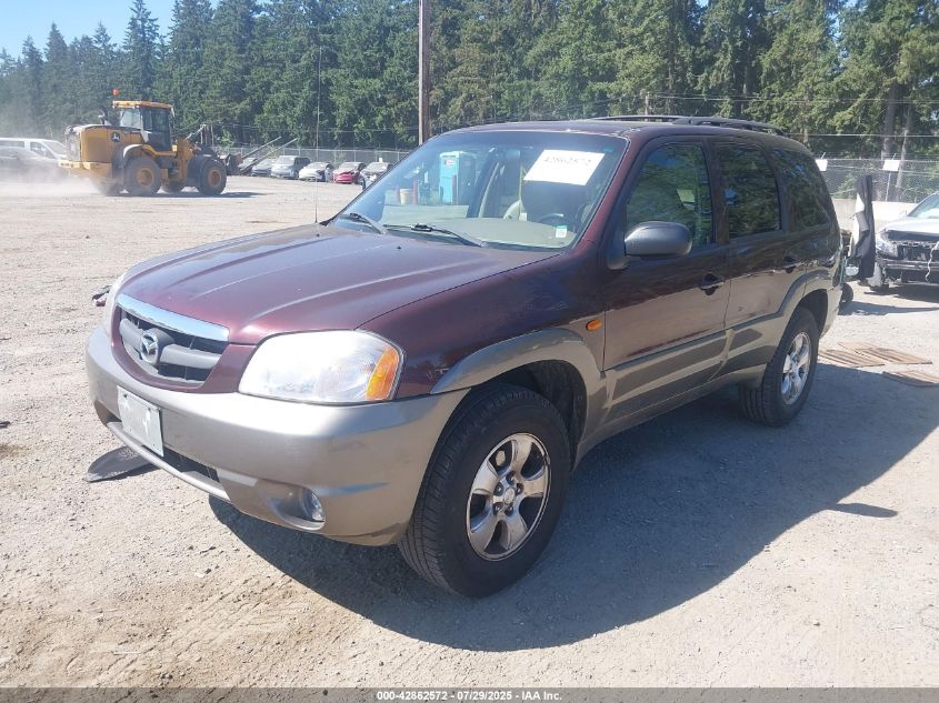 2001 Mazda Tribute Es V6/Lx V6 VIN: 4F2CU08141KM11454 Lot: 42862572