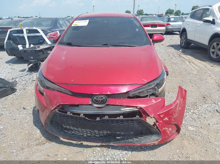 2020 Toyota Corolla Le VIN: 5YFEPRAE5LP102646 Lot: 42862598