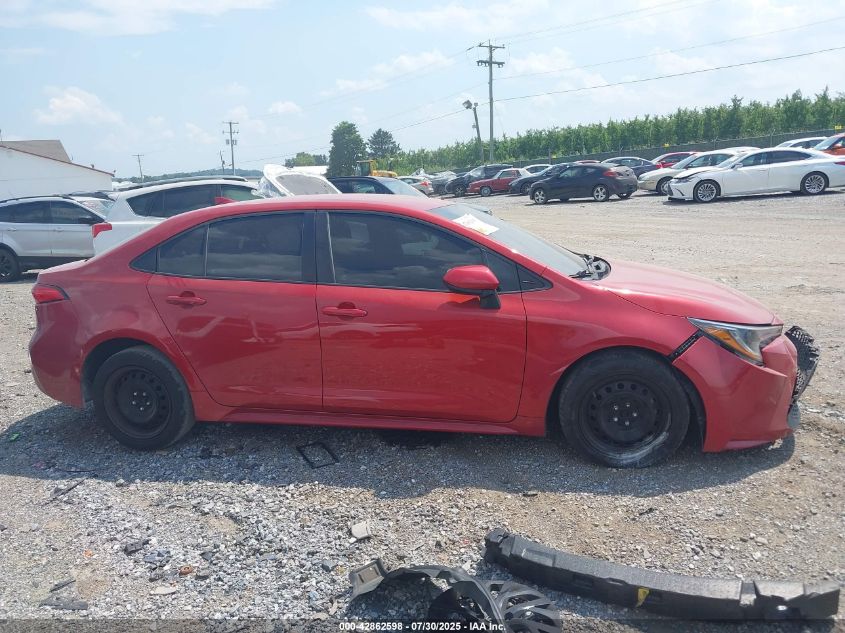 2020 Toyota Corolla Le VIN: 5YFEPRAE5LP102646 Lot: 42862598