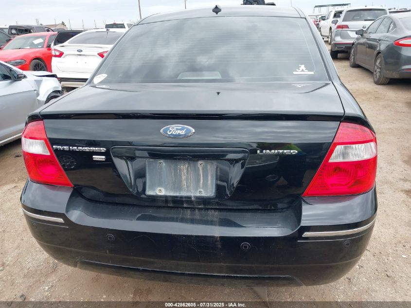 2007 Ford Five Hundred Limited VIN: 1FAHP28117G159768 Lot: 42862605