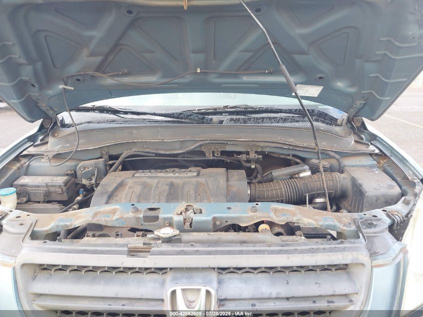 2005 Honda Pilot Ex-L VIN: 2HKYF18675H500943 Lot: 42862609