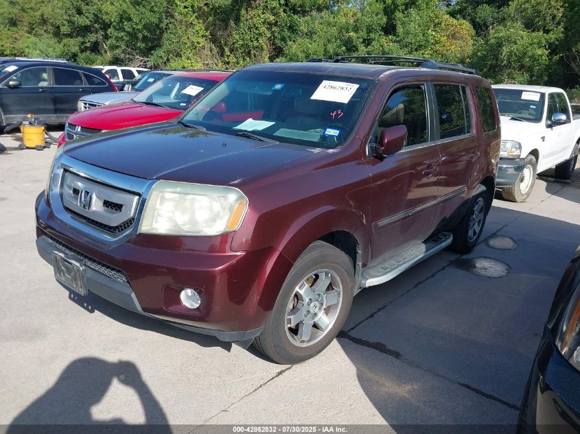 2011 Honda Pilot Touring VIN: 5FNYF3H90BB030206 Lot: 43097763