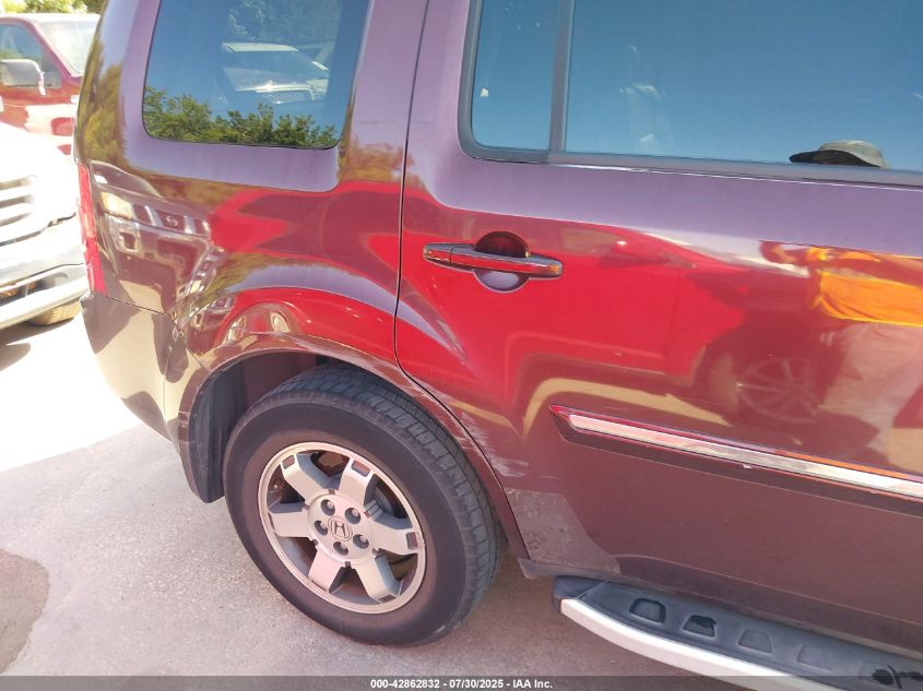 2011 Honda Pilot Touring VIN: 5FNYF3H90BB030206 Lot: 43097763