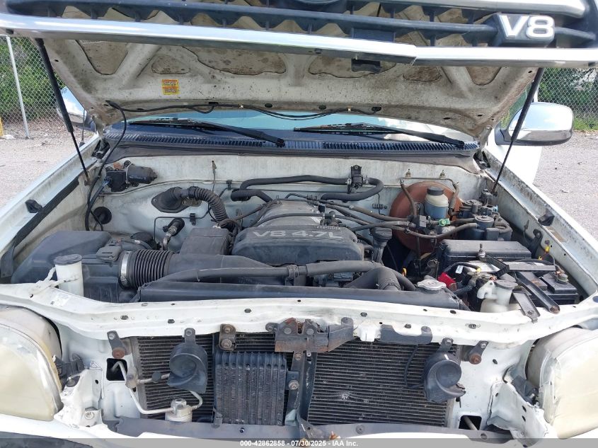 2001 Toyota Tundra Sr5 V8 VIN: 5TBRT34101S145355 Lot: 42862858