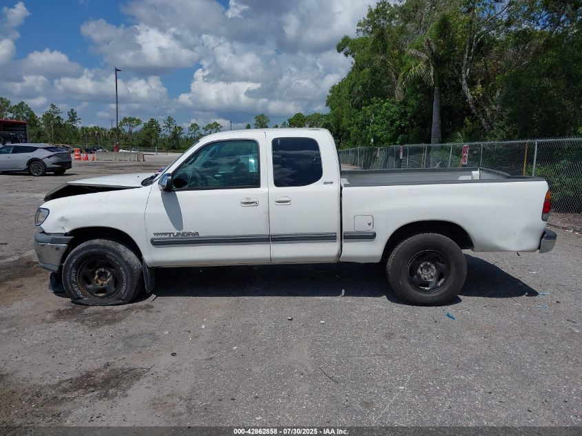 2001 Toyota Tundra Sr5 V8 VIN: 5TBRT34101S145355 Lot: 42862858