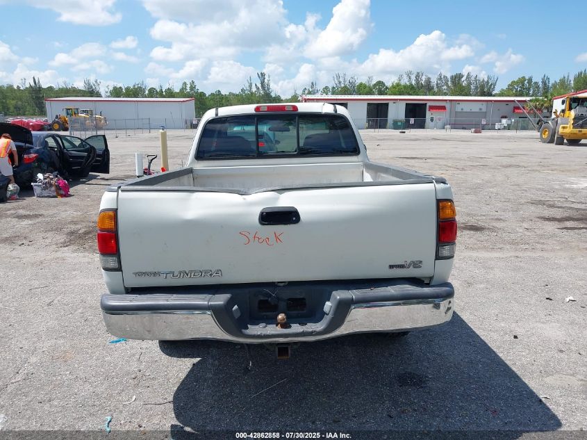 2001 Toyota Tundra Sr5 V8 VIN: 5TBRT34101S145355 Lot: 42862858