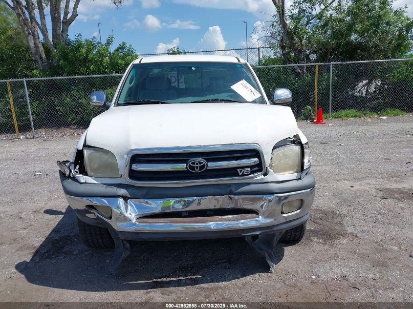 2001 Toyota Tundra Sr5 V8 VIN: 5TBRT34101S145355 Lot: 42862858