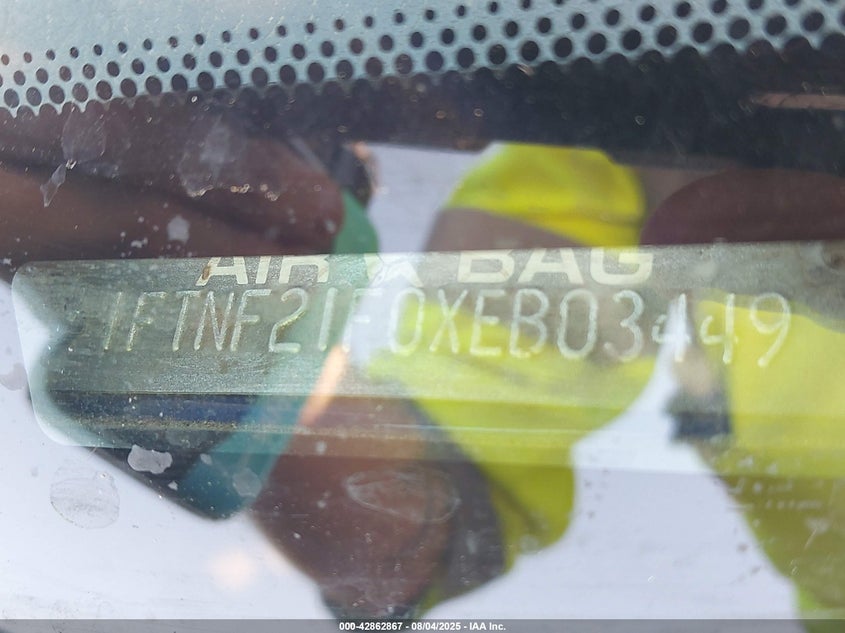 1999 Ford F-250 Lariat/Xl/Xlt VIN: 1FTNF21F0XEB03449 Lot: 42862867