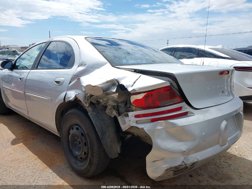 2001 Dodge Stratus Se VIN: 1B3EJ46X41N590157 Lot: 42862939