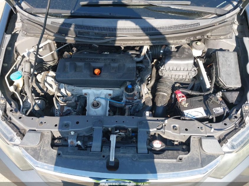 2012 Honda Civic Hf VIN: 2HGFB2F60CH550697 Lot: 42863042