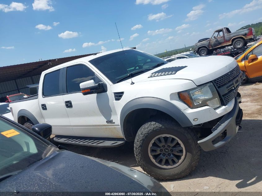 2011 Ford F-150 Svt Raptor VIN: 1FTFW1R67BFB58213 Lot: 42863060