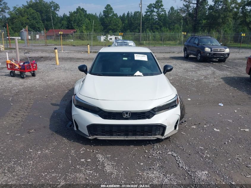 2025 Honda Civic Sport VIN: 2HGFE2F57SH500960 Lot: 42863099