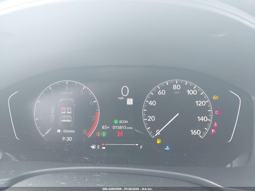 2025 Honda Civic Sport VIN: 2HGFE2F57SH500960 Lot: 42863099