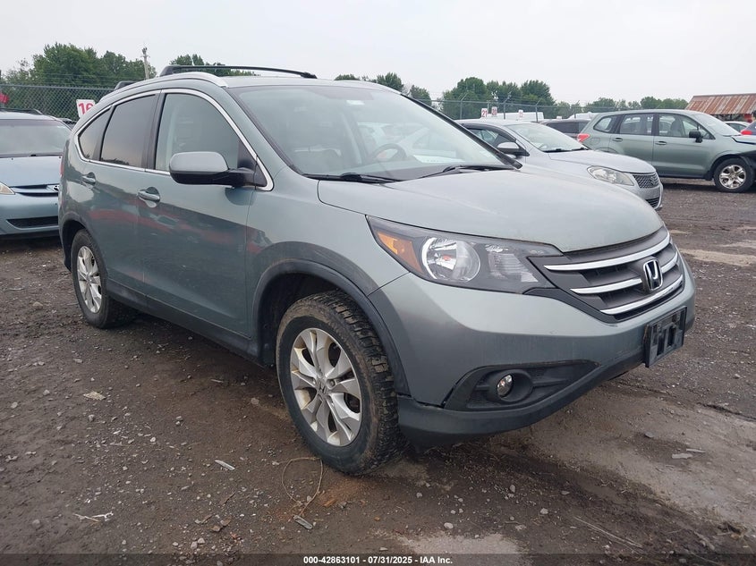 2HKRM4H7XCH612377 2012 Honda Cr-V Ex-L auction photo 1