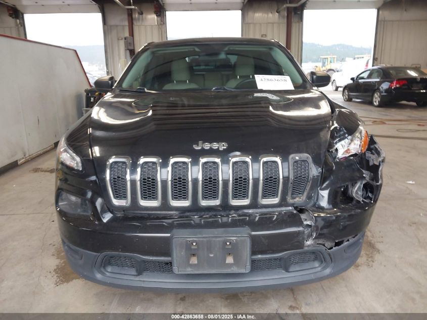2016 Jeep Cherokee Sport VIN: 1C4PJMAB2GW266940 Lot: 42863658