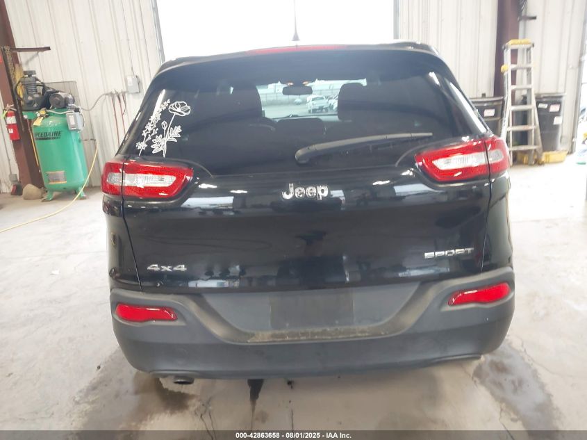 2016 Jeep Cherokee Sport VIN: 1C4PJMAB2GW266940 Lot: 42863658