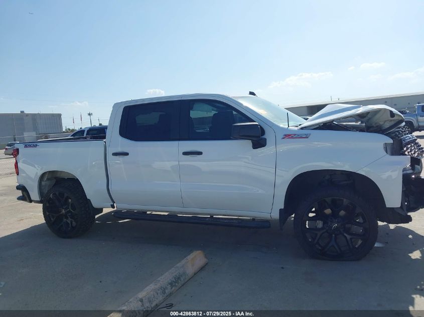 2021 Chevrolet Silverado 1500 4Wd Short Bed Custom Trail Boss VIN: 3GCPYCEL8MG310765 Lot: 42863812