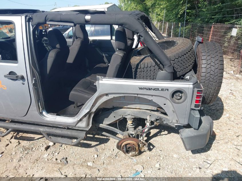 2016 Jeep Wrangler Unlimited Sport VIN: 1C4BJWDG5GL243201 Lot: 42863906