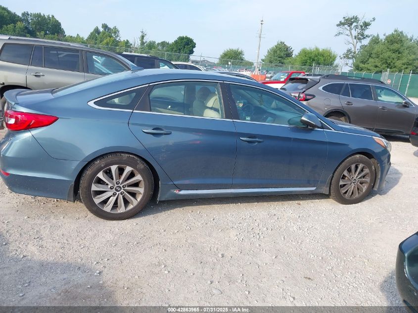 2016 Hyundai Sonata Sport VIN: 5NPE34AF7GH367093 Lot: 42863965