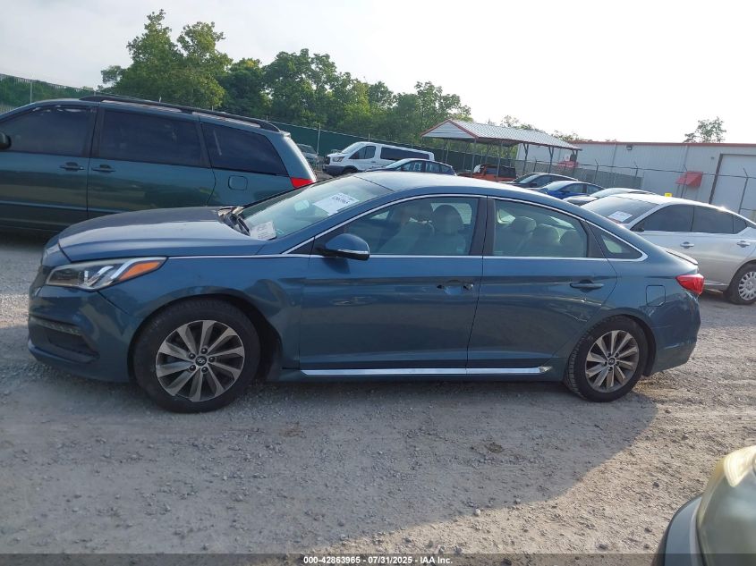 2016 Hyundai Sonata Sport VIN: 5NPE34AF7GH367093 Lot: 42863965