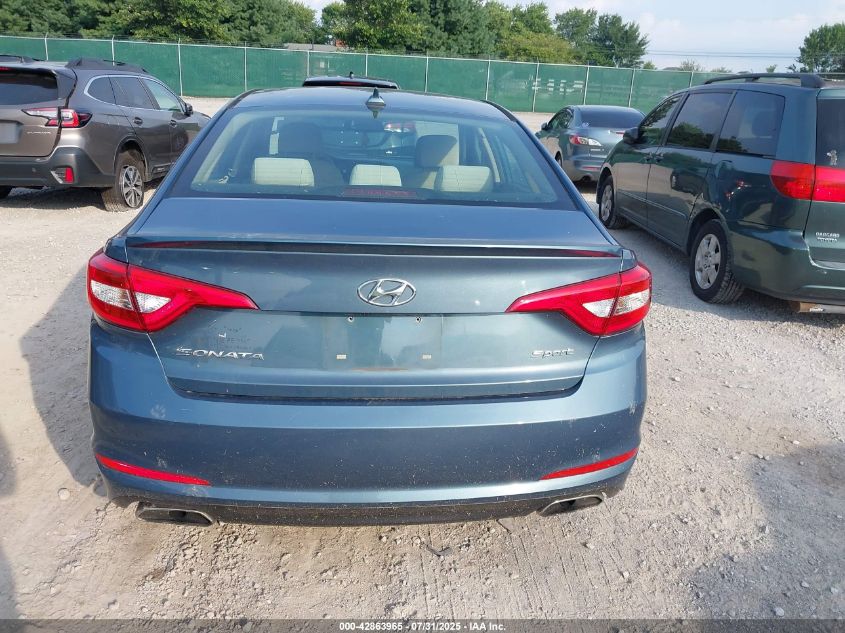 2016 Hyundai Sonata Sport VIN: 5NPE34AF7GH367093 Lot: 42863965
