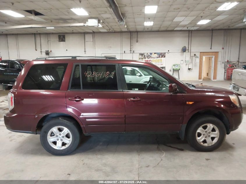 2008 Honda Pilot Vp VIN: 5FNYF18278B052705 Lot: 42864187