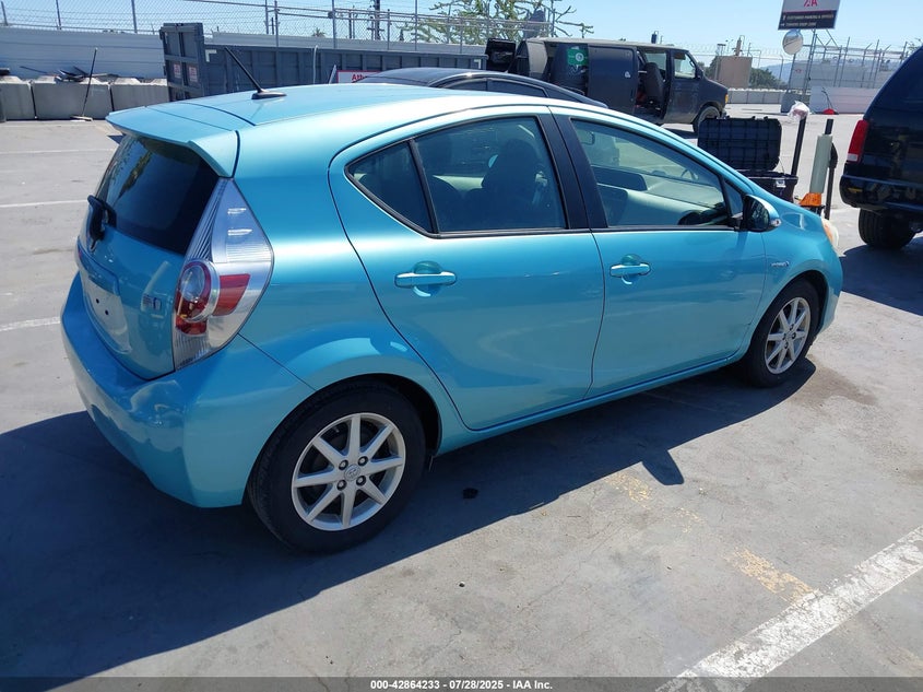 2012 Toyota Prius C Three VIN: JTDKDTB32C1006208 Lot: 42864233