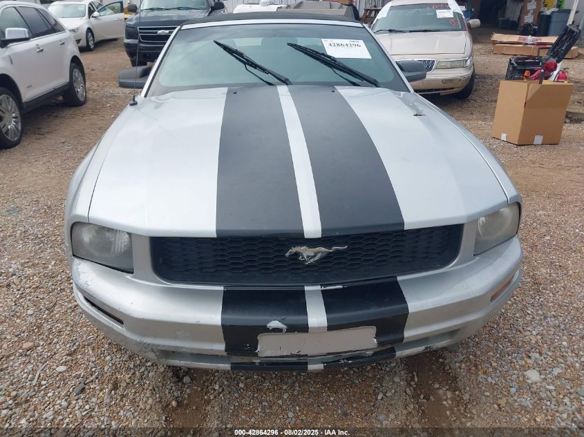 2007 Ford Mustang V6 Deluxe/V6 Premium VIN: 1ZVFT84N175265963 Lot: 42864296