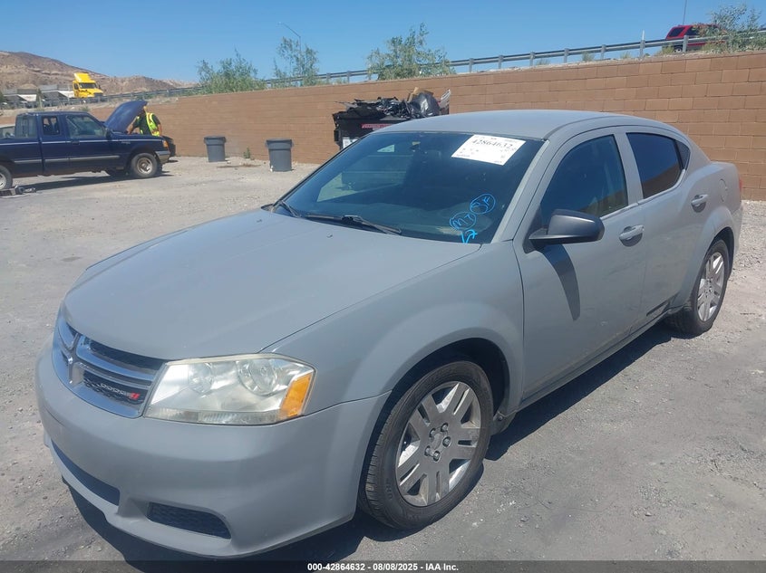 Vin: 1c3cdzab4en126897, lot: 43358217, dodge avenger se 20142