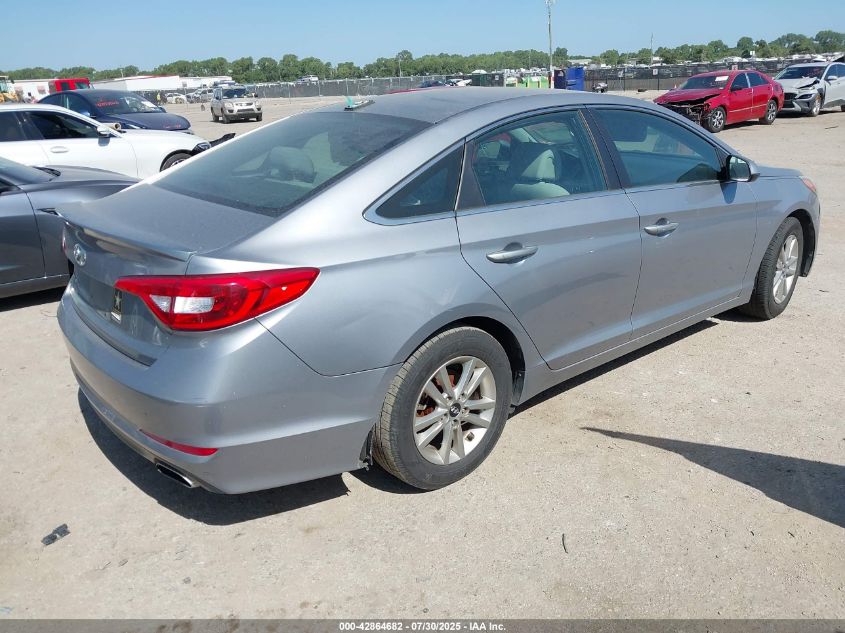 2016 Hyundai Sonata Se VIN: 5NPE24AF3GH380183 Lot: 42864682