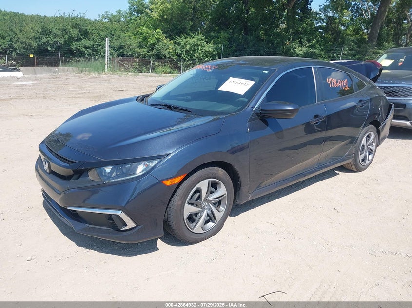 2019 Honda Civic 2.0 LX Blue Lot 111042864932 Vin 2HGFC2F63KH510934