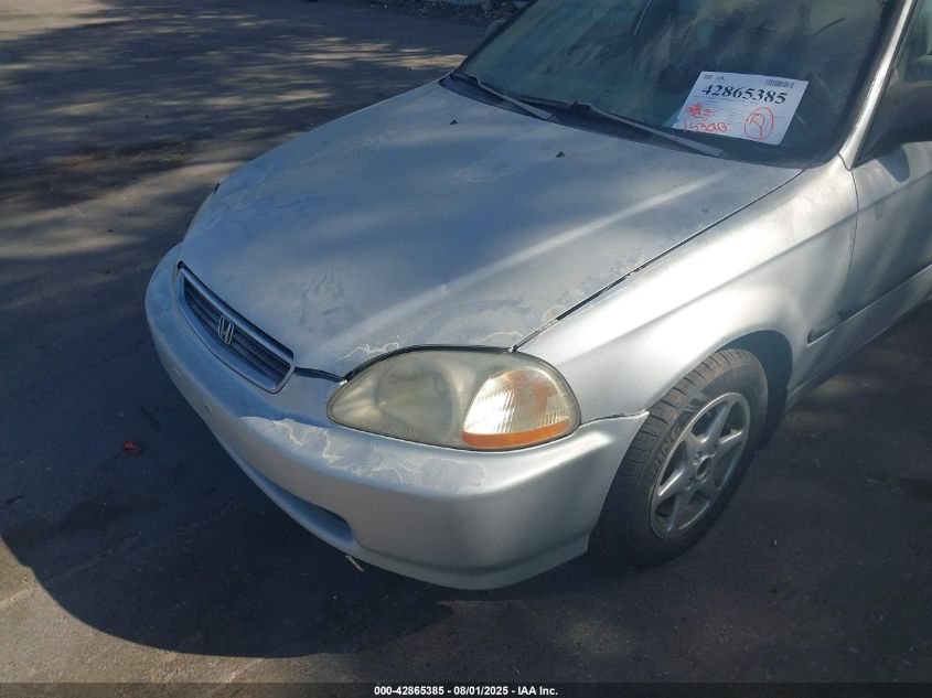 1996 Honda Civic Dx VIN: 1HGEJ6524TLO22443 Lot: 42865385