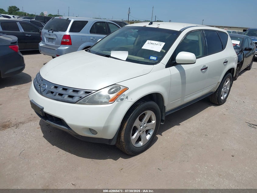 2004 Nissan Murano Sl VIN: JN8AZ08T24W227836 Lot: 42865473