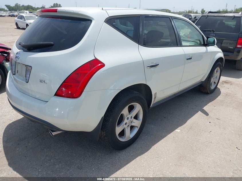 2004 Nissan Murano Sl VIN: JN8AZ08T24W227836 Lot: 42865473