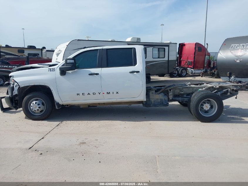 2024 Chevrolet Silverado 3500Hd Chassis Work Truck VIN: 1GB4YSEY6RF387835 Lot: 42865555