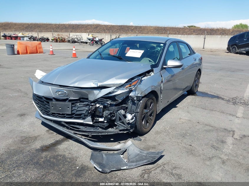 VIN 5NPLM4AG5MH011914 2021 HYUNDAI ELANTRA SEL