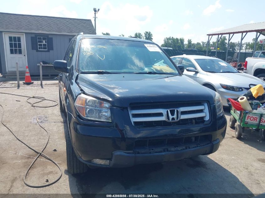 2007 Honda Pilot Ex-L VIN: 5FNYF18517B008966 Lot: 42865856