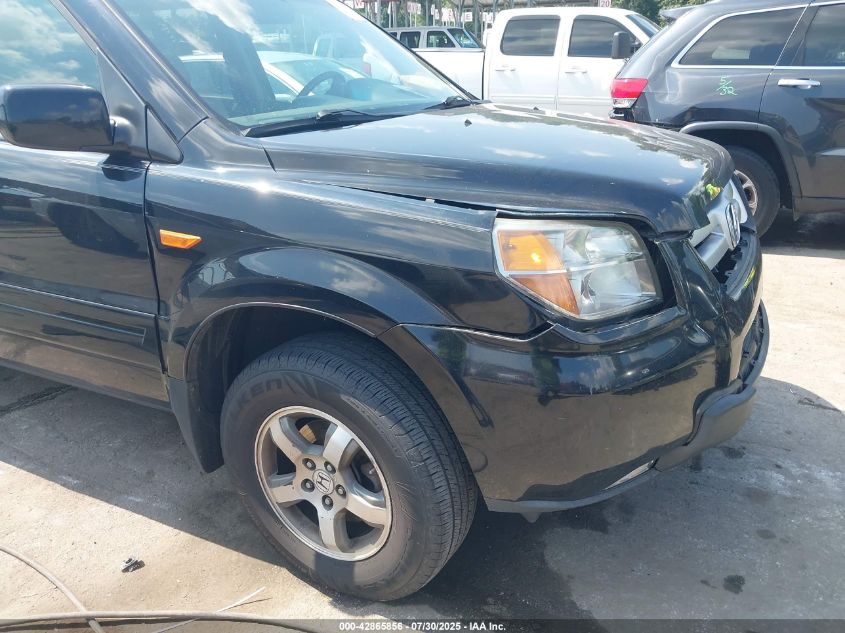 2007 Honda Pilot Ex-L VIN: 5FNYF18517B008966 Lot: 42865856