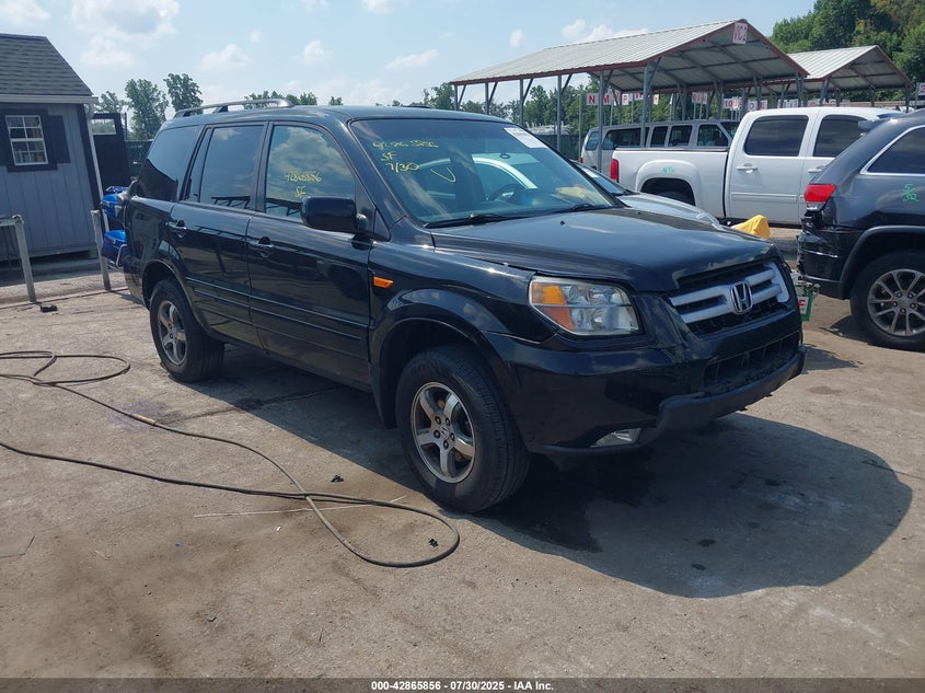 5FNYF18517B008966 2007 Honda Pilot Ex-L auction photo 1