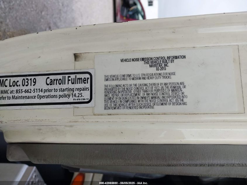 2016 International Prostar VIN: 3HSDJAPRXGN068257 Lot: 42865880