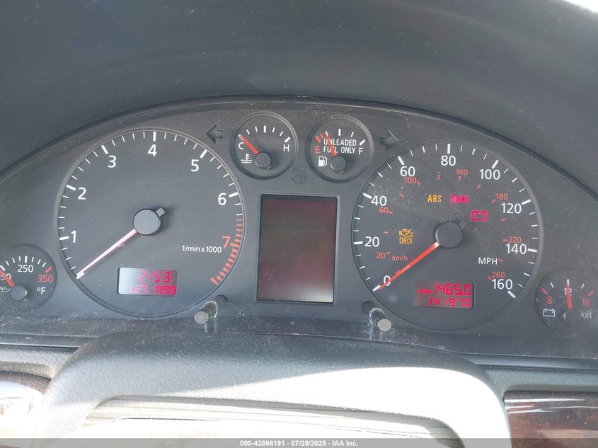 2001 Audi A4 2.8 VIN: WAUDH68D61A084340 Lot: 42866191
