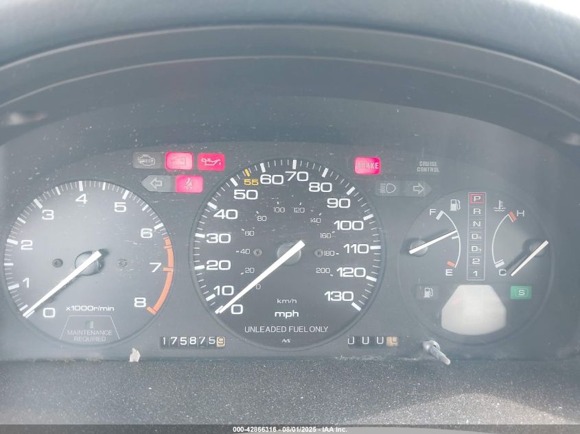 1991 Honda Accord Lx/Ex VIN: 1HGCB7651MA158500 Lot: 42866316