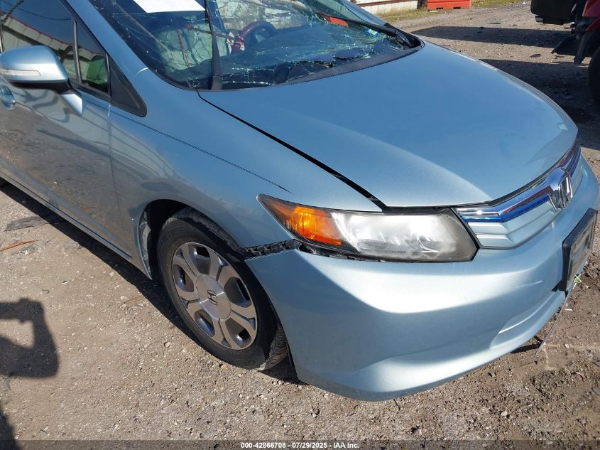 2012 Honda Civic Hybrid VIN: JHMFB4F28CS004406 Lot: 42866708