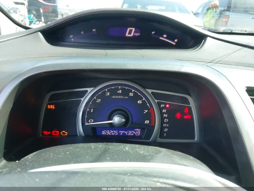 2009 Honda Civic Lx VIN: 2HGFA16589H315669 Lot: 42866750